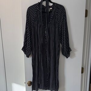 Maeve Windowpane Midi Dress